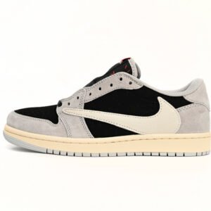 Travis Scott x Air Jordan 1 Low White Grey Low Gang DM7866-010