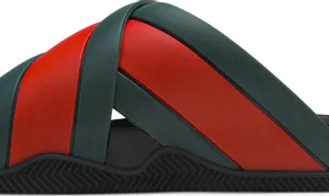 Gucci Rubber Slide 'Green Red'