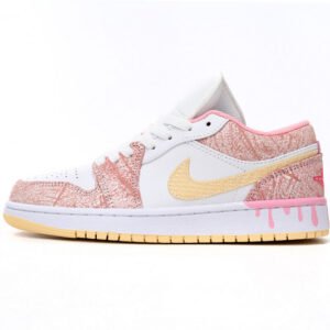 Air Jordan 1 Low SE GS Paint Drip CW7104-60