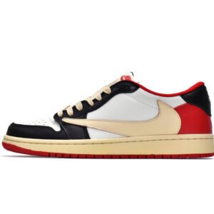 Travis Scott x Air Jordan 1 Low Black Red DM7866-166