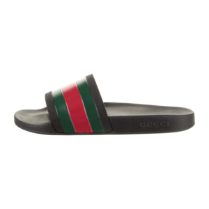 Gucci Web Accent Rubber Slides