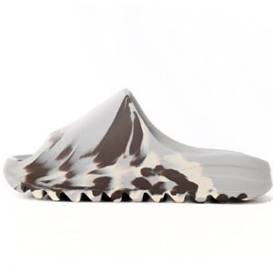 Adidas Yeezy Slide Enflame Oil Painting White Grey GZ5553