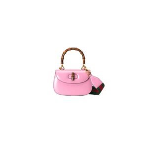 GUCCI BAMBOO 1947 JUMBO GG SMALL TOP HANDLE BAG