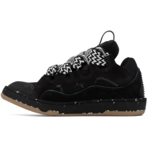 Lanvin Curb Sneaker Black Brown