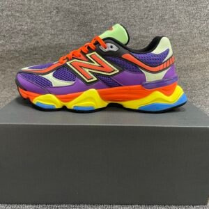 New Balance 9060 Purple Orange Multi Color Sneakers