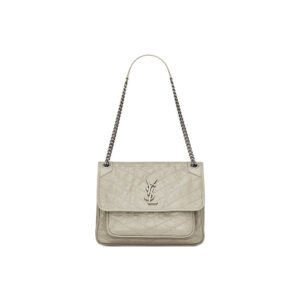 SAINT LAURENT NIKI MEDIUM IN CRINKLED VINTAGE LEATHER