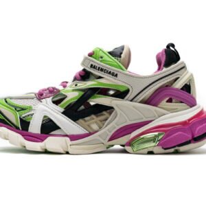 Balenciaga Track 2 Sneaker White Green Pink 568615 W2GN3 9199