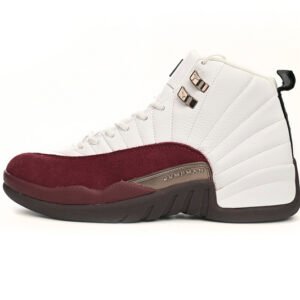 Air Jordan 12 white wine red D76989-100