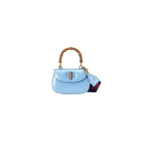 GUCCI BAMBOO 1947 JUMBO GG SMALL TOP HANDLE BAG