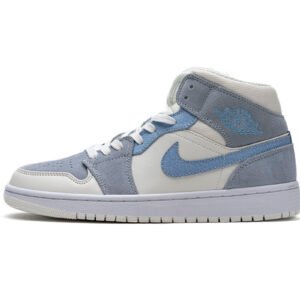 Air Jordan 1 Mid Mixed Textures Blue DA4666-100