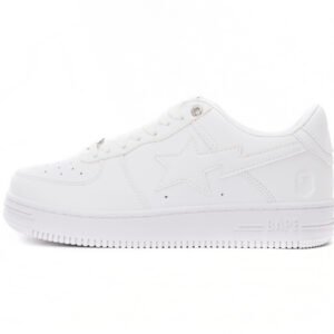 A Bathing Ape Bape Sta Low White 1H70-191-006