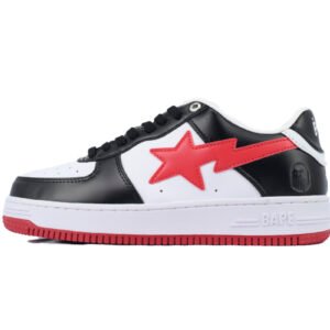 Bape STA OZXSHMX91310N A BATHING APE White black red