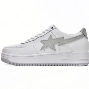 A Bathing Ape Bape Sta Low White Grey 1H73-191-921