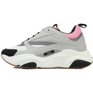 Dior Pink Gray 'B22' Sneakers Cream