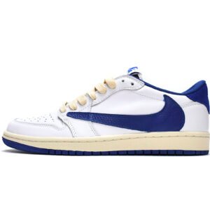 Travis Scott x Air Jordan 1 Low Blue Bottom Barb DM9868-218