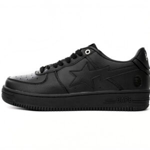 A Bathing Ape Bape Sta Low Black 1J30 -191- 013