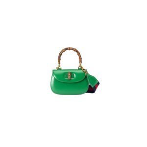 GUCCI BAMBOO 1947 JUMBO GG SMALL TOP HANDLE BAG