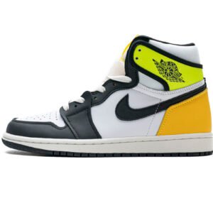 Air Jordan 1 Retro High White Black Volt University Gold 555088-118