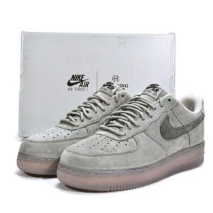 PK Reigning Champ x Nike Air Force 1 Low 07 LV8 Suede Light Grey/Black AA1117-118