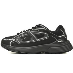 Dior Light Grey 'B30' Sneakers Black 3SN279ZND-H900