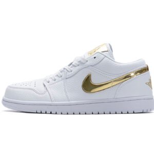 Air Jordan 1 Low White Metallic Gold (W) CZ4776-100