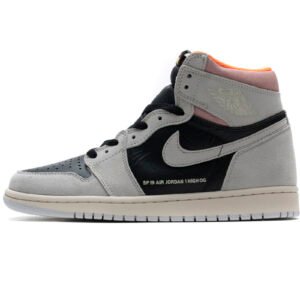 Air Jordan 1 Retro High Neutral Grey Hyper Crimson 555088-018
