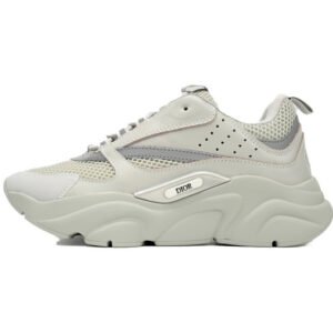 Dior White, Blue, & Black 'B22' Sneakers Lime