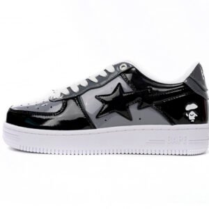 A Bathing Ape Bape Sta Low Black Grey Baolan 1H20 191 046
