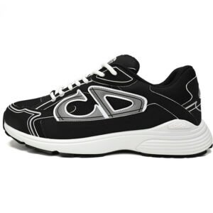 Dior Light Grey 'B30' Sneakers Black Coffee Color 3SN279ZND-H969