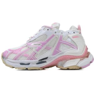 Balenciaga Runner White Pink 677403 W3RB3 9059