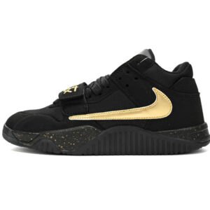 Jordan 2 Travis Scott x Jordan Cut The Check Nice Kicks Black Gold FZ8117-911