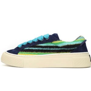 3SN272 ZIR1 6536 Denim Tears' B33 Sneakers Release Navy Dlue Stripes