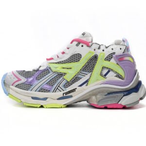 Balenciaga Runner White Yellow Purple 677402 W3RH5 0308