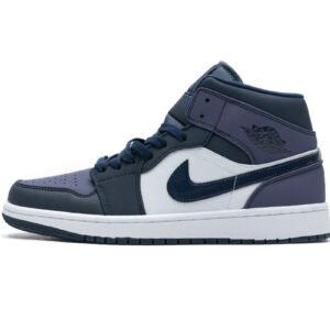 Air Jordan 1 Mid Obsidian Sanded Purple 554724-445