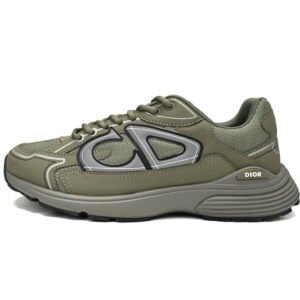 Dior Light Grey 'B30' Sneakers Olive Color 3SN279ZMA-16140