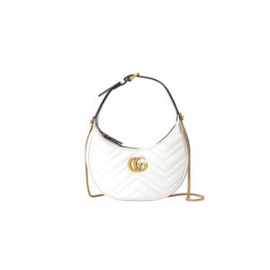 GG Marmont half-moon-shaped mini bag
