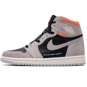 Air Jordan 1 Retro High Neutral Grey Hyper Crimson 555088-018