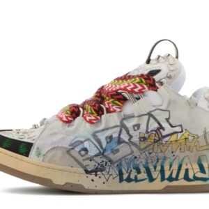 Lanvin Curb Sneaker Graffiti