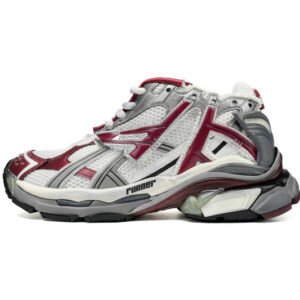 Balenciaga Runner White Wine Red