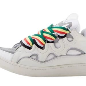 Lanvin Curb Sneakers White