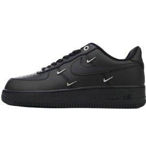 Nike Air Force 1 Low Black Silver Mini Swoosh HQ1180-001