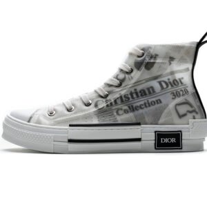 Dior B23 Oblique Transparency High H565 White Black