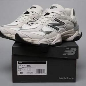 New Balance 9060 White Silver Sneakers